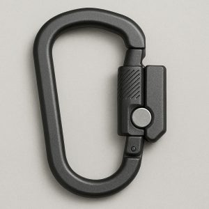 Carabiner with Magnetic Closure for Easy One Handed Operation with Gloves