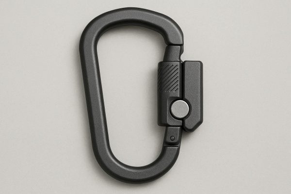 Carabiner with Magnetic Closure for Easy One Handed Operation with Gloves