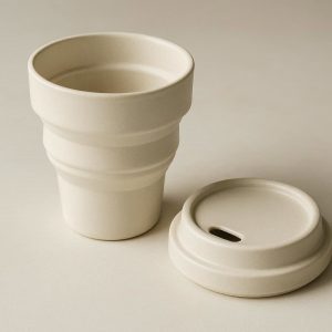 Elegant Collapsible Ceramic Coated Cup for Home and Premium Travel